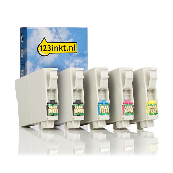 Offre Epson : série 502XL (T02W6) 2x noir + 3x couleur (marque 123encre) 160808 - 1