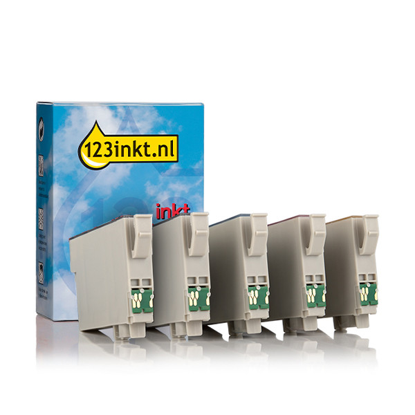 Offre Epson : série 503XL (T09R6) 2x noir + 3x couleur (marque 123encre) 160810 - 1