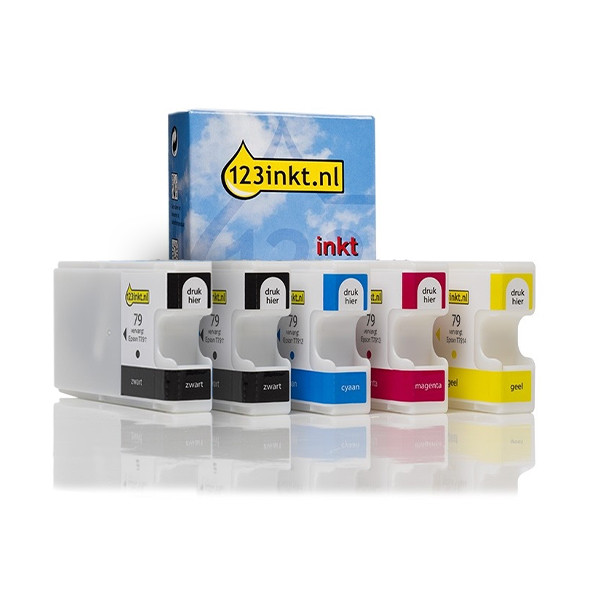Offre Epson : série 79 2x noir + 3x couleur (marque 123encre) 160814 - 1