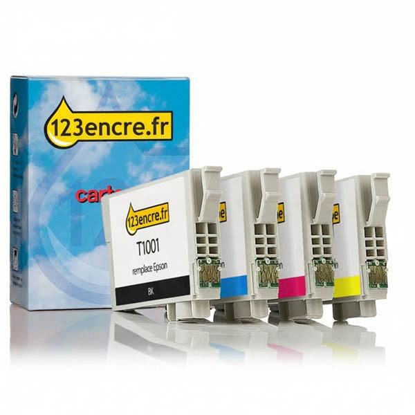 Offre Epson : série T100 (marque 123encre) - noir + 3 couleurs 127098 - 1