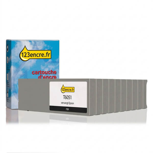 Offre Epson : série T605 de la marque 123encre (3 x noir + 7 x couleur) 110838 - 1