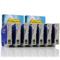 Offre Epson série T034 (marque 123encre) - 2 types noir + 5 couleurs 110531