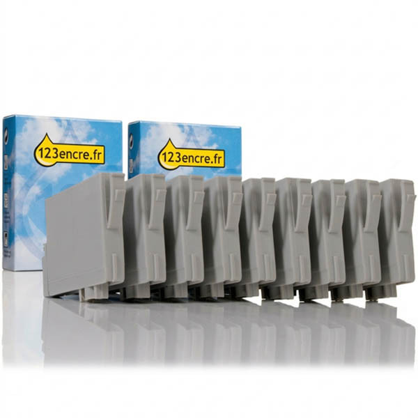 Offre Epson série T059 (marque 123encre) - 4 types de noir + 5 couleurs 110582 - 1