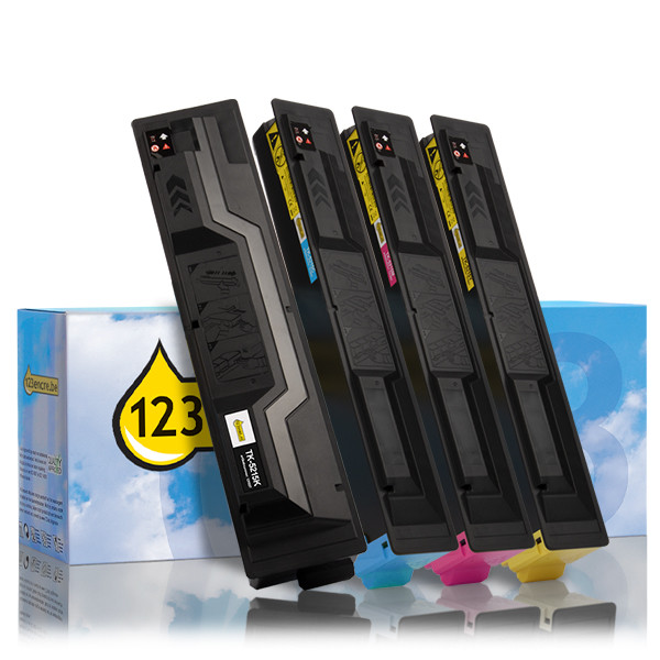 Offre Kyocera : TK-5215 K, C, M, Y noir + 3 couleurs (marque 123encre) 131957 - 1