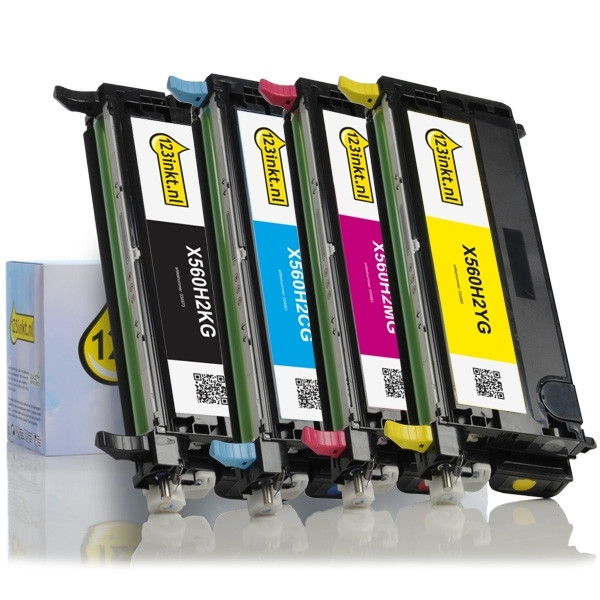 Offre Lexmark : X560H2KG, A2CG, A2MG, A2YG (marque 123encre) - noir + 3 couleurs 130290 - 1