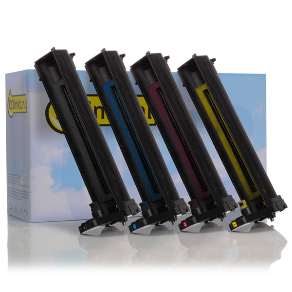 Offre OKI : 43870008, 07, 06, 05 tambour noir + 3 couleurs (marque 123encre) 130604 - 1