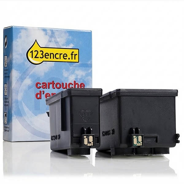 Offre combinée: marque 123encre remplace Samsung: INK-M215 noir + INK-C210 couleur 035048 - 1