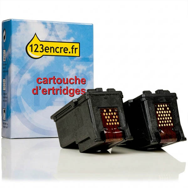 Offre multipack : Canon PG-512 noir + CL-513 couleur (marque 123encre) 120013 - 1
