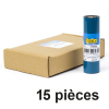 Offre spéciale: 15x Zebra 3200 (03200GS11007) ruban de cire/résine 110 mm x 74 m (marque 123encre) 141529 - 1