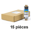 Offre spéciale: 15x Zebra 5095 (05095GS08407) ruban de résine84 mm x 74 m (marque 123encre) 141525 - 1