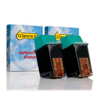 Offre spéciale: marque 123encre remplace 2 cartouches d'encre HP 26 - noir 030022