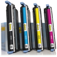 Offre spéciale: marque 123encre remplace HP 645A: HP C9730A, 31A, 32A, 33A noir + 3 couleurs 130008