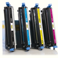 Offre spéciale : marque 123encre remplace HP 643A: HP Q5950A, 51A, 52A, 53A noir + 3 couleurs 130024