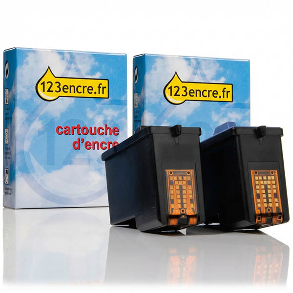 Offre spéciale Dell série 9 : 2 cartouches d'encre Dell 592-10212 (marque 123encre) - couleur 019410 - 1