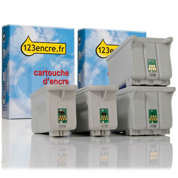 Offre spéciale Epson: 2 x T028 noir + 2 x T029 couleur (marque 123encre) 110410 - 1