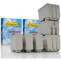 Offre spéciale Epson: 3 x T013 noir + 3 x T014 couleur (marque 123encre)