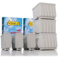 Offre spéciale Epson: 3 x T050 noir + 3 x T053 couleur (marque 123encre) 110110