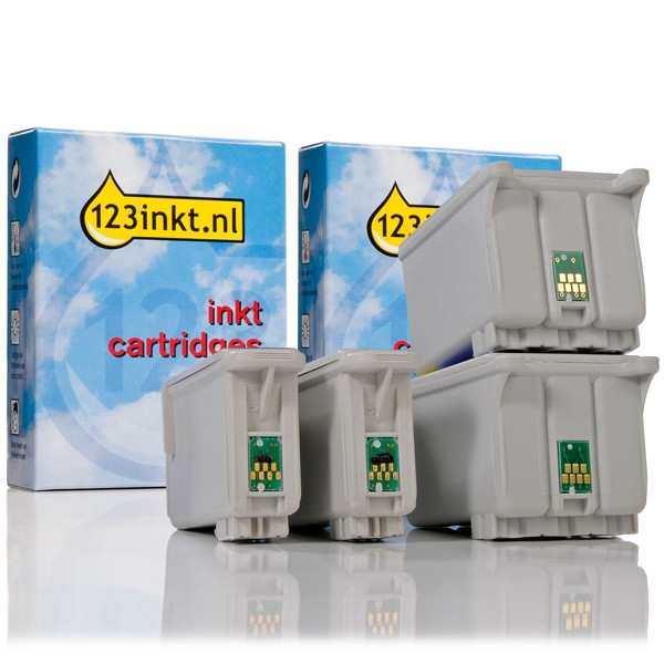 Offre spéciale Epson : 2 x T026 noir + 2 x T029 couleur (marque 123encre) 110390 - 1