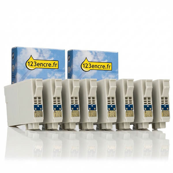 Offre spéciale Epson : 2 x série T089 (marque 123encre) - noir + 3 couleurs 023353 - 1