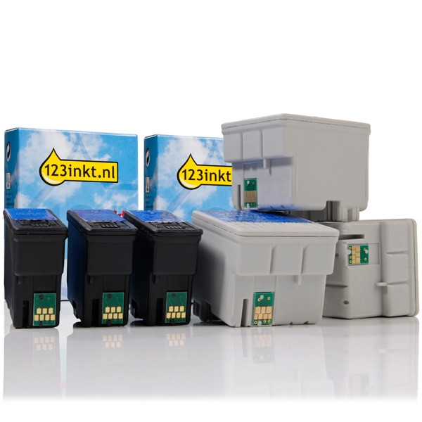 Offre spéciale Epson : 3 x T066 noir + 3 x T067 couleur (marque 123encre) 110620 - 1