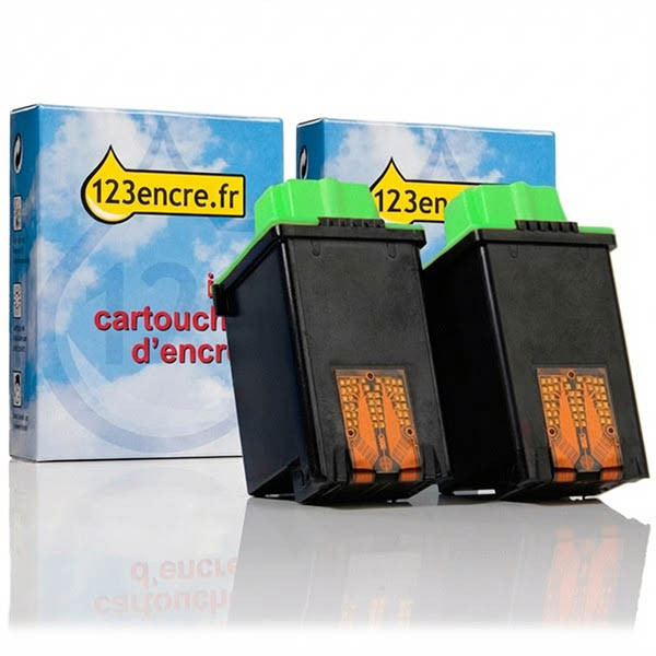 Offre spéciale Lexmark N°60 (17G0060): 2 cartouches d'encre (marque 123encre) - couleur 040074 - 1