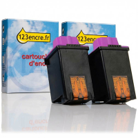 Offre spéciale Lexmark N°75 (12A1975): 2 x cartouches d'encre (marque 123encre)  - noir 040028