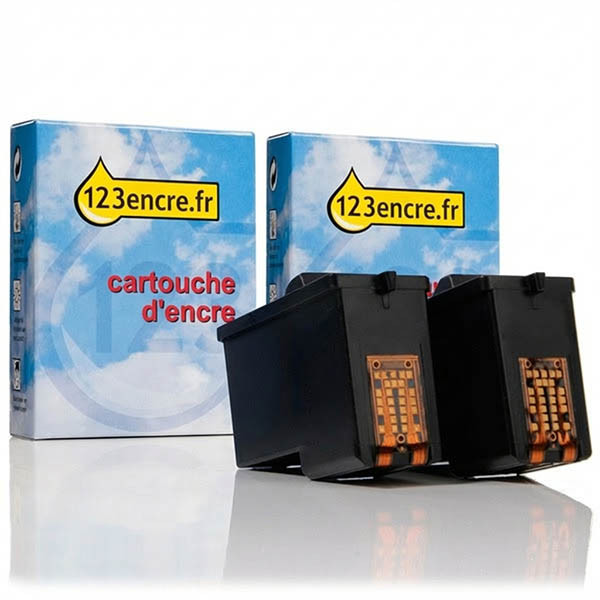Offre spéciale Lexmark N°82 (18L0032): 2 x cartouches d'encre noire (marque 123encre) 040196 - 1
