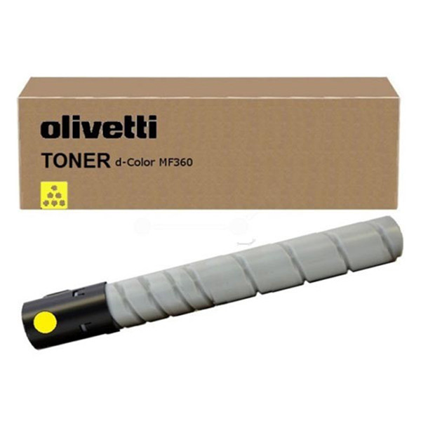 Olivetti B0842 toner jaune (d'origine) 077458 - 1