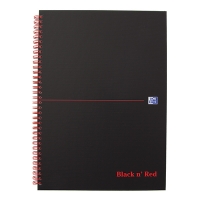 Oxford Black 'n Red cahier à spirale A4 ligné 90 g/m² 70 feuilles 260010