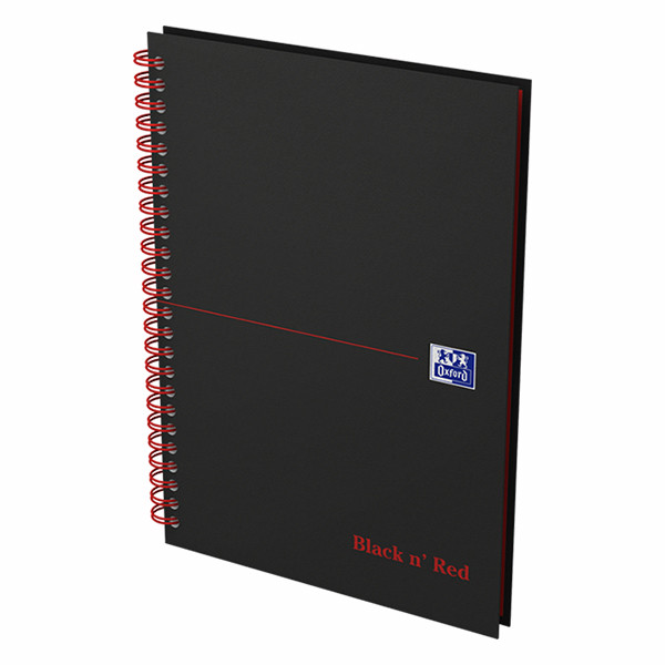 Oxford Black n' Red cahier à spirale A5 ligné 90 g/m² 70 feuilles 260012 - 2