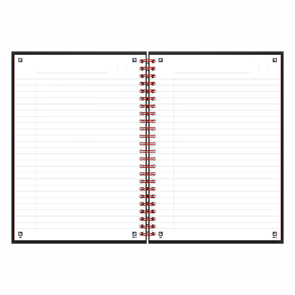 Oxford Black n' Red cahier à spirale A5 ligné 90 g/m² 70 feuilles 260012 - 3