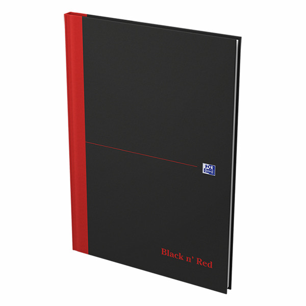 Oxford Black n' Red cahier broché A4 ligné 96 feuilles 260008 - 2