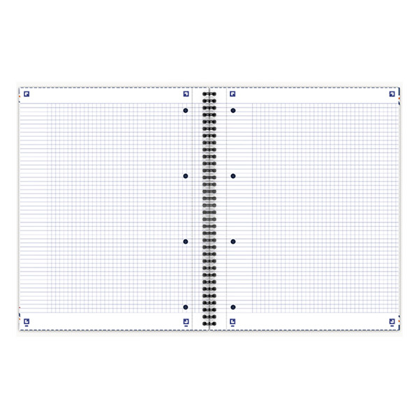 Oxford Boho Chic cahier à spirale lion A4+ quadrillé 90 g/m² 60 feuilles (4 trous) 260174 - 2