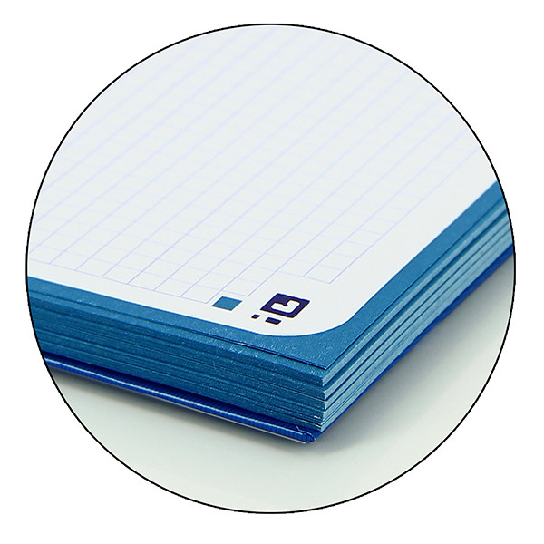 Oxford Classic cahier à spirale A4+ 90 g/m² 80 feuilles quadrillé 5 mm - bleu foncé 260294 - 5