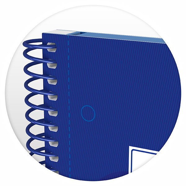 Oxford Classic cahier à spirale A4+ 90 g/m² 80 feuilles quadrillé 5 mm - bleu foncé 260294 - 6