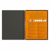 Oxford International Meetingbook cahier à spirale A4 quadrillé 80 g/m² 80 feuilles - gris 260005 - 3