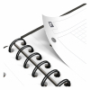 Oxford International Meetingbook cahier à spirale A4 quadrillé 80 g/m² 80 feuilles - gris 260005 - 5