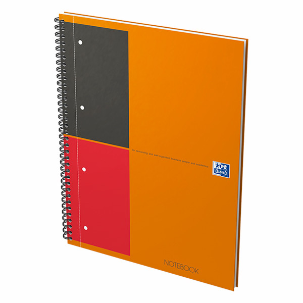 Oxford International cahier à spirale A4+ ligné 80 g/m² 80 feuilles - orange 260000 - 4