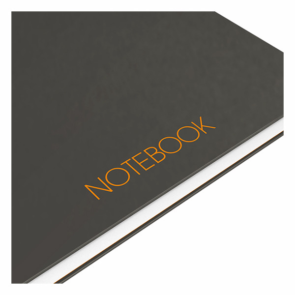 Oxford International cahier à spirale A5 quadrillé 80 g/m² 80 feuilles - noir 260003 - 4