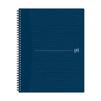 Oxford Origin cahier à spirale A4+ 90 g/m² 70 feuilles quadrillé 5 mm - bleu 260269