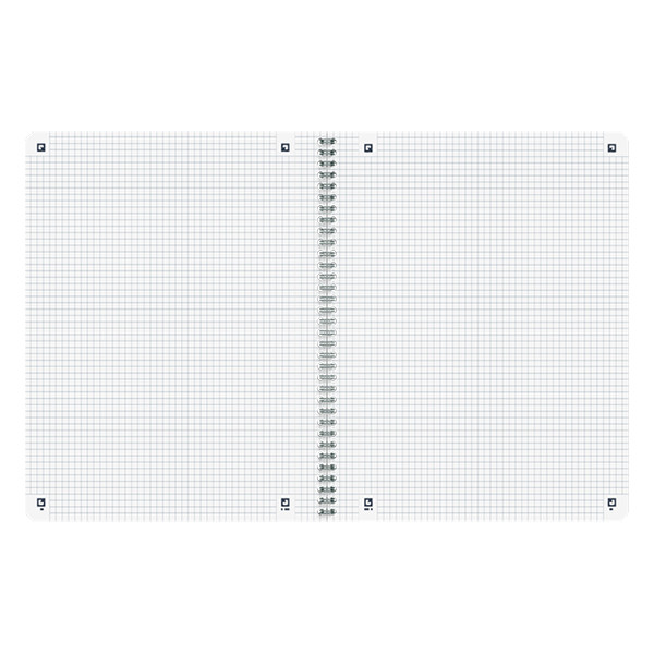 Oxford Origin cahier à spirale A4+ 90 g/m² 70 feuilles quadrillé 5 mm - gris clair 260270 - 3
