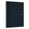 Oxford Origin cahier à spirale A4+ 90 g/m² 70 feuilles quadrillé 5 mm - noir 260268 - 2