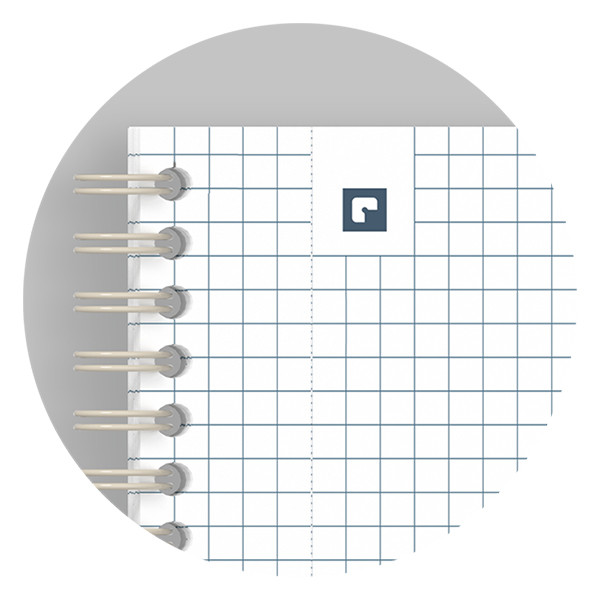 Oxford Origin cahier à spirale A4+ 90 g/m² 70 feuilles quadrillé 5 mm - sable 260271 - 4