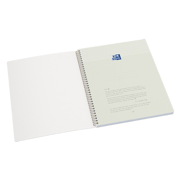 Oxford Origin cahier à spirale A4+ 90 g/m² 70 feuilles quadrillé 5 mm - sable 260271 - 5