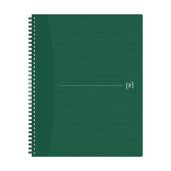 Oxford Origin cahier à spirale A4+ 90 g/m² 70 feuilles quadrillé 5 mm - vert 260272 - 1