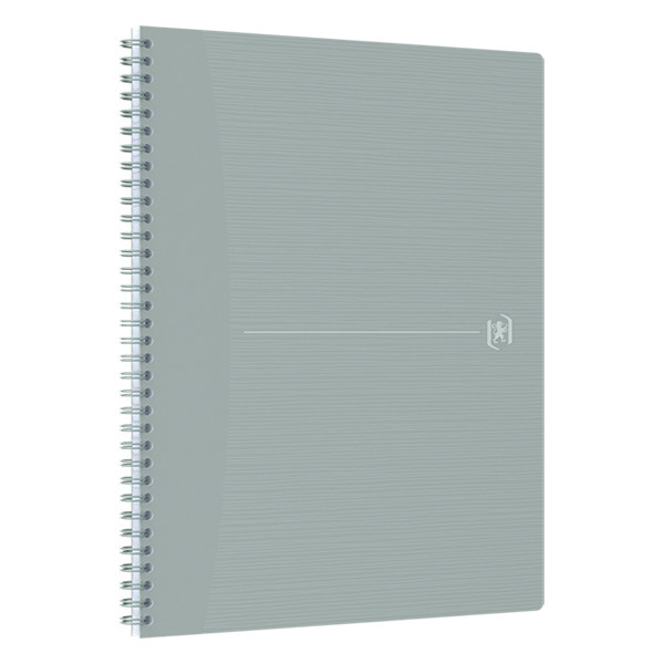 Oxford Origin cahier à spirale A4+ ligné 90 g/m² 70 feuilles - gris clair 260265 - 2