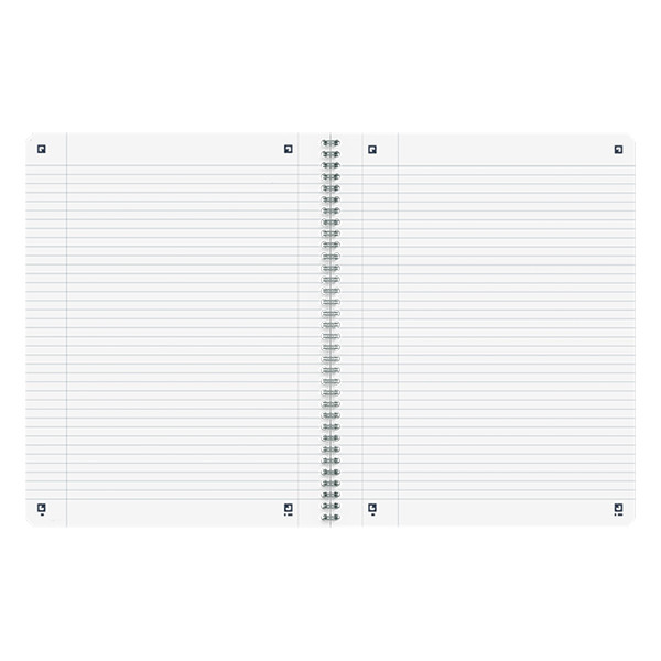Oxford Origin cahier à spirale A4+ ligné 90 g/m² 70 feuilles - gris clair 260265 - 3