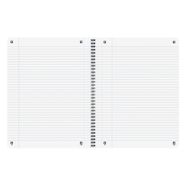 Oxford Origin cahier à spirale A4+ ligné 90 g/m² 70 feuilles - noir 260263 - 3