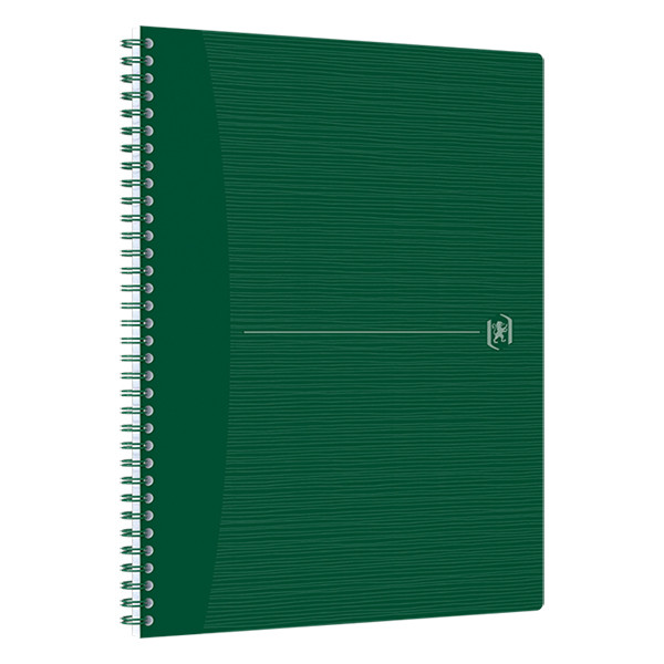 Oxford Origin cahier à spirale A4+ ligné 90 g/m² 70 feuilles - vert 260267 - 2