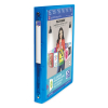 Oxford Polyvision classeur à anneaux A4 avec 4 anneaux en O 20 mm - bleu 237567 - 1